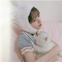 手绘女孩唯美头像图片10