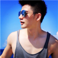 黑色背景线条哭脸头像10
