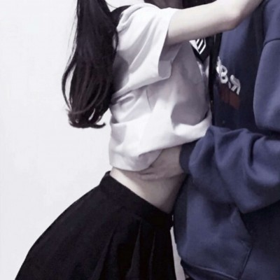 扣扣头像女黑白卡通6