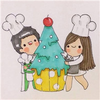 女孩头像小人漫画10