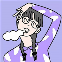卡通抽烟头像男霸气冷酷黑白12