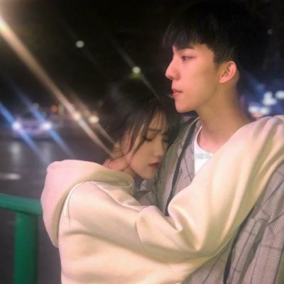 唯美蓝色系女生头像二次元3
