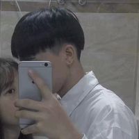 白边单人欧美情侣头像2