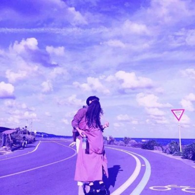 扣扣头像女生唯美侧面2