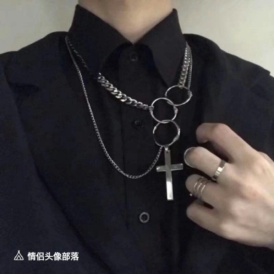 漫画头像2个人拼在一起的6