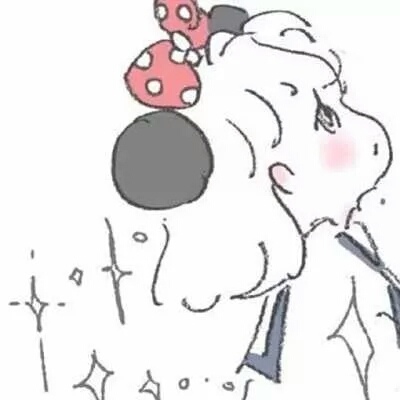 粉紫色闺蜜头像圆形14