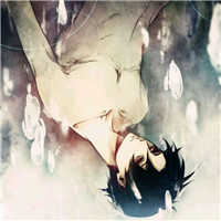 高端伤感头像男黑白动漫12