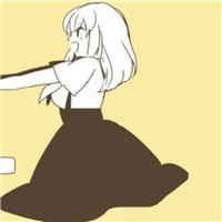 女生黄色头发伤感头像4